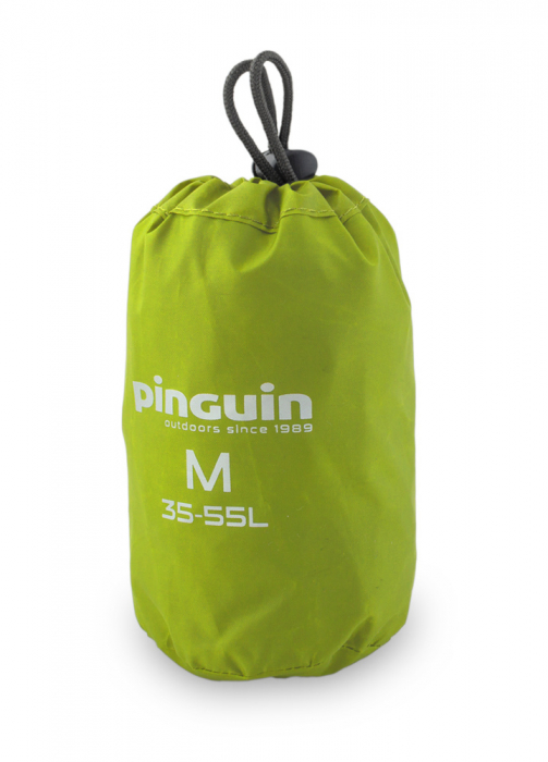 Husa ploaie rucsac Pinguin M 35-55 litri, verde [2]