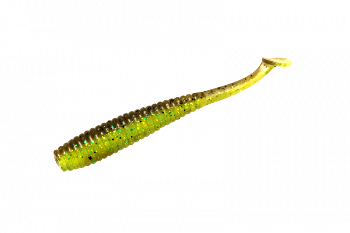 JACKALL I SHAD TAIL 2.8 INCH GREEN PUMPKIN/CHART 6BUC / PLIC [1]