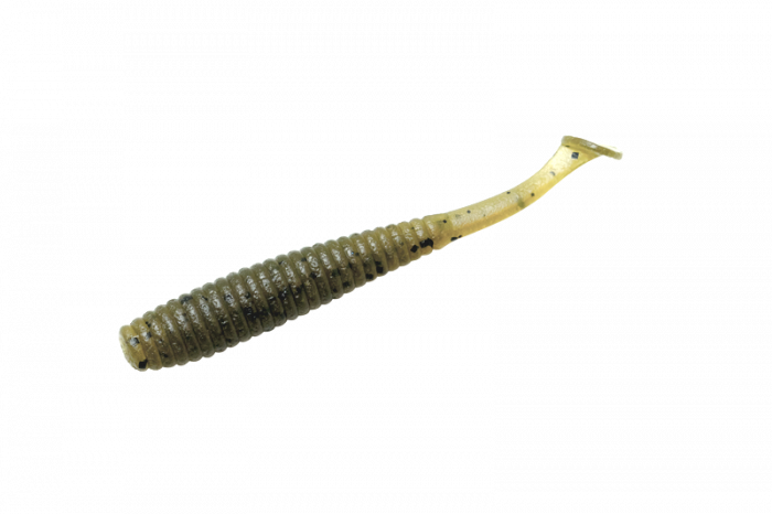 JACKALL I SHAD TAIL 2.8 INCH GREEN PUMPKIN PEPPER 6BUC / PLIC [1]