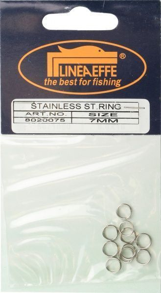 Inele despicate Lineaeffe, diametru 7 mm, 10 buc / plic [1]