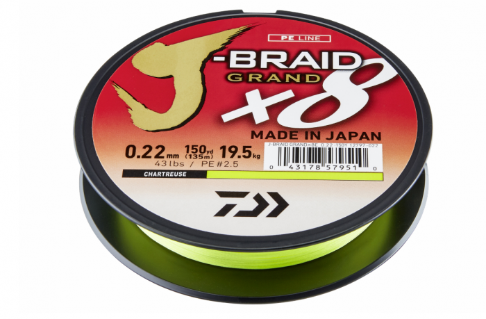 FIR TEXTIL DAIWA J-BRAID GRAND X8E CHARTR. 022MM/19,5KG/135M [1]