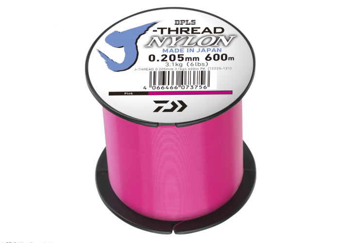Fir monofilament Daiwa J-threads pink 0.285 mm, 6.10 kg, 600 m [1]