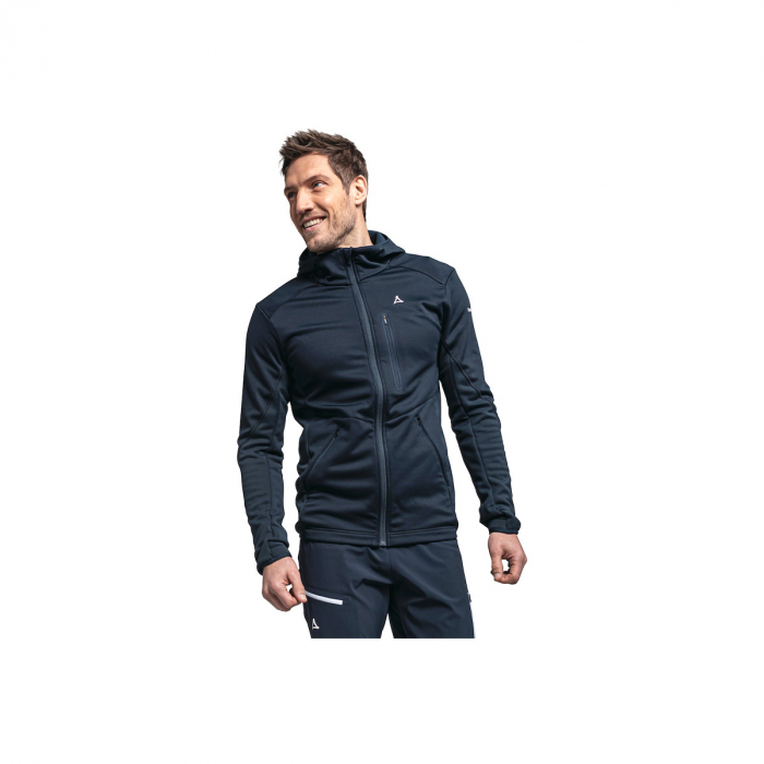 Jacheta fleece barbati Schoffel Lodron hoody navy blazer [3]