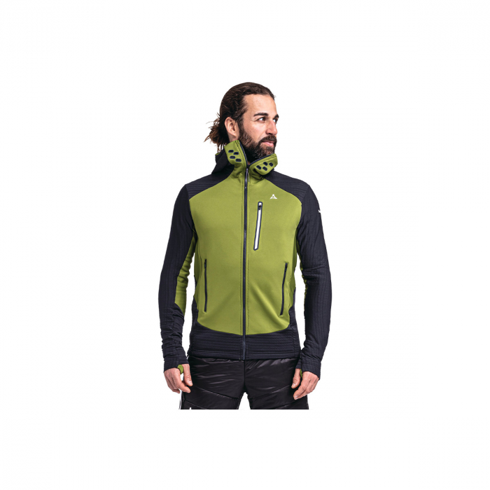 Jacheta fleece barbati Schoffel Rotbach hoody calla green [4]