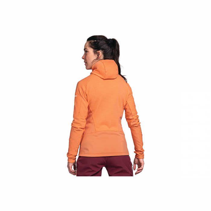 Jacheta fleece dama Shoffel Rotbach hoody melon [4]