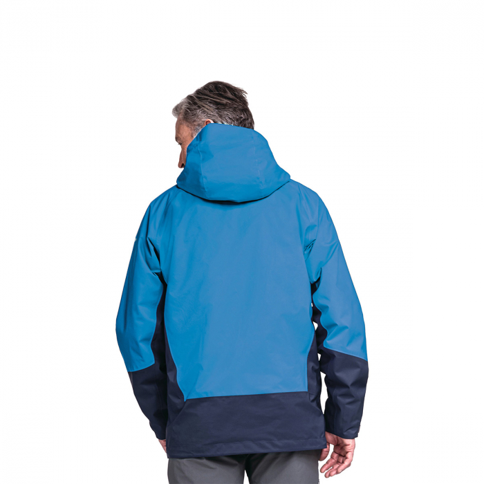 Jacheta impermeabila barbati Schoffel Stanzach zip in directorial blue [4]