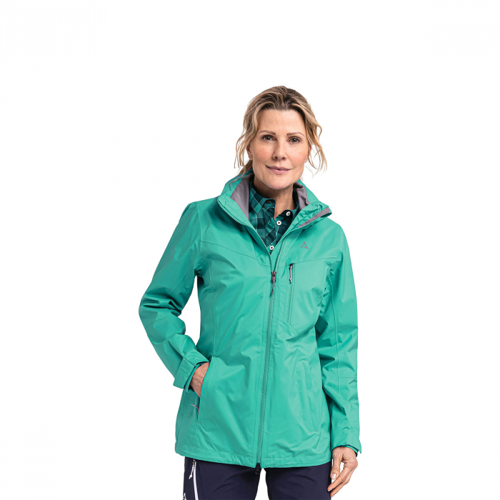 Jacheta impermeabila dama Schoffel Stanzach zip in spectra green [3]