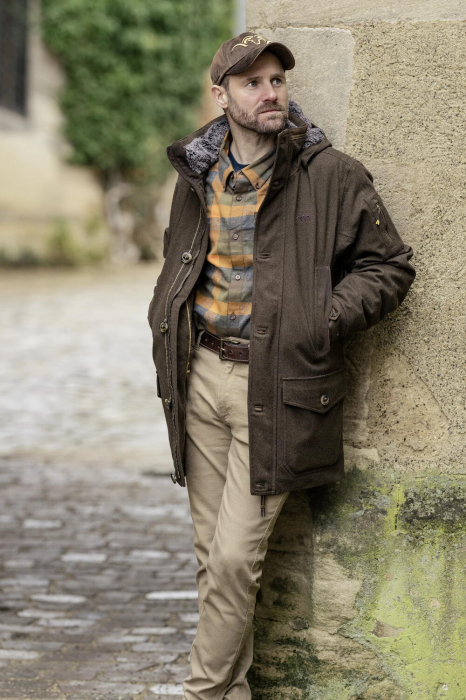 Jacheta parka barbati Blaser Pamir Argali dark brown, impermeabila [15]