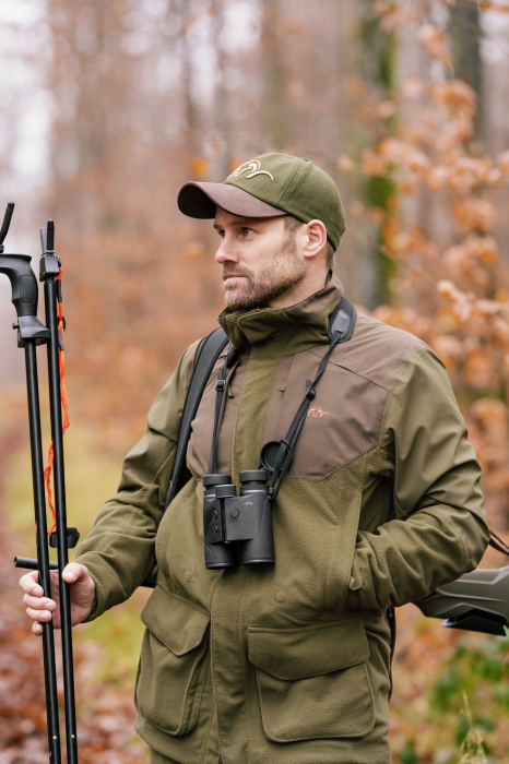Jacheta impermeabila barbati Blaser Silence 2L dark olive - dark brown [2]