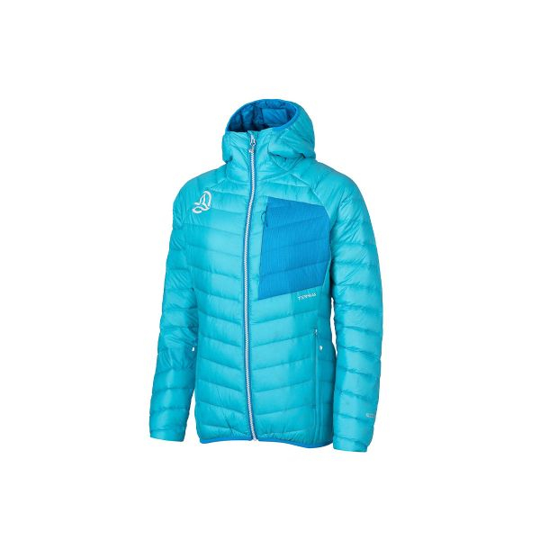 Jacheta puf dama Ternua Vilma hood fresh ocean [1]