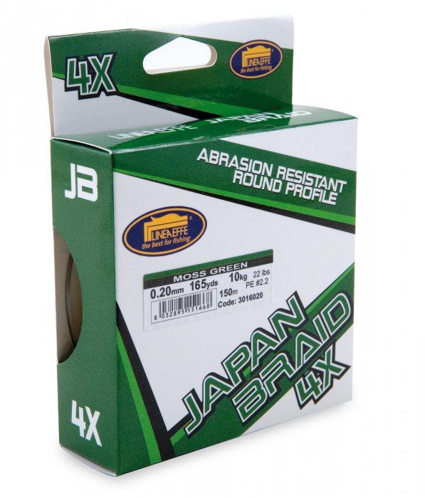 FIR TEXTIL LINEAEFFE JAPAN BRAID X4 0,12MM/5,5KG 150M VERDE [2]