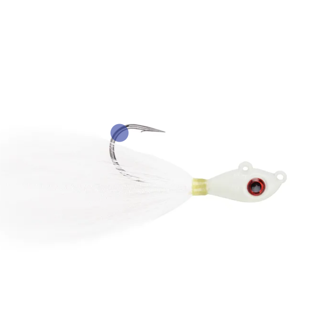 JIG MUSTAD BIG EYE BUCKTAIL GREEN GLOW/WHITE GLOW, NR 4/0, 14 GRAME [1]