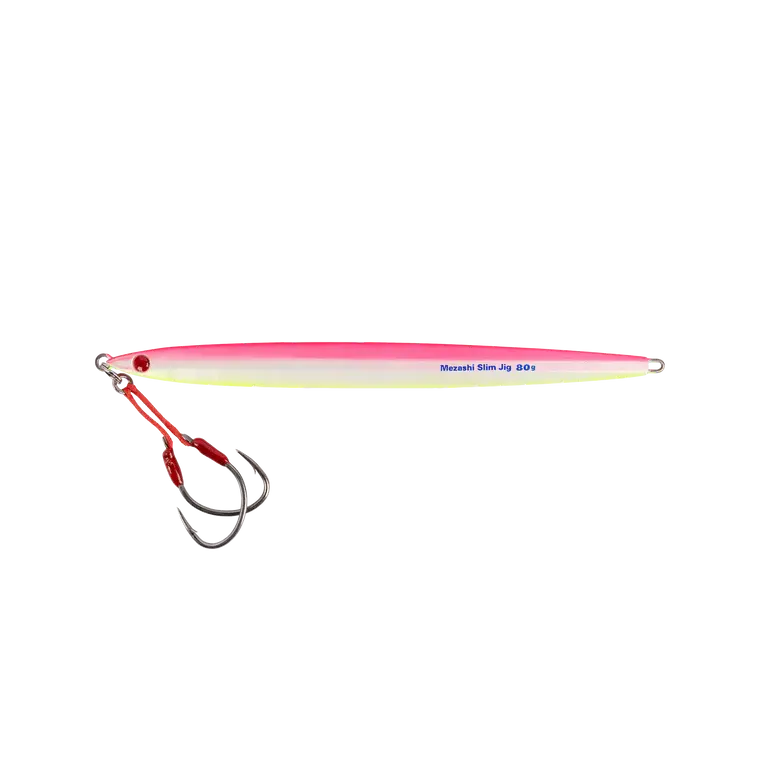 Pilker Mustad Mezashi slim glow pink 40 g, 12.8 cm [1]