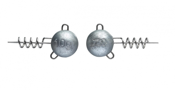 Jig Daiwa Prorex round scree-in heads, lead free, 14 g, 2 buc / plic [1]