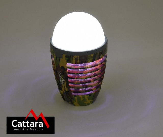 Lampa LED reincarcabila cu aparat anti-insecte cu UV Cattara Pear Army [6]