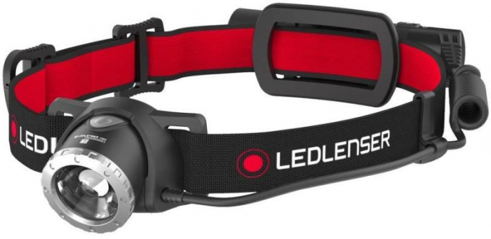 LANTERNA FRONTALA LED LENSER H8R 600 LUMENI, REINCARCABILA, ACUMULATOR 3000 MAH [1]