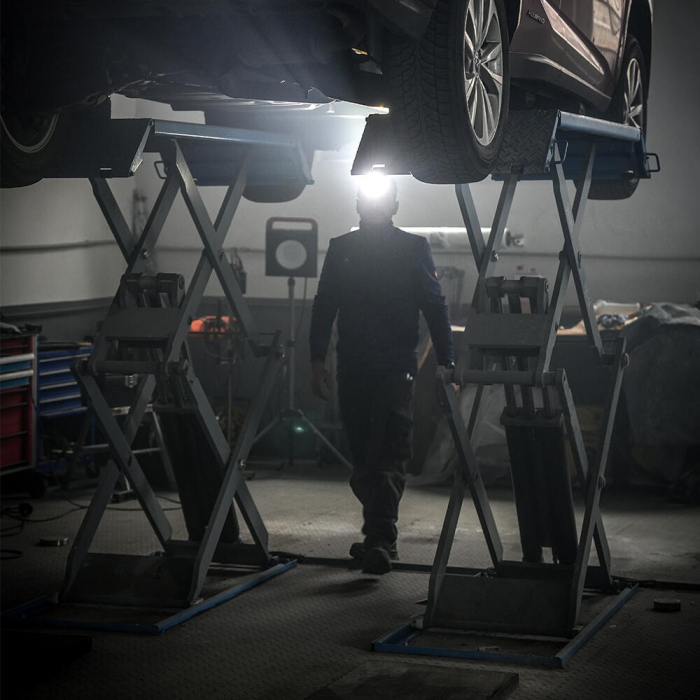 LANTERNA FRONTALA LED LENSER HF4R WORK 500 LUMENI, REINCARCABILA [5]