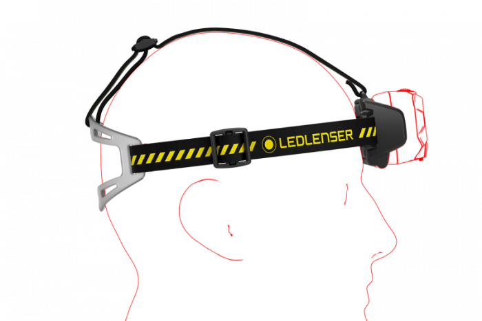 LANTERNA FRONTALA LED LENSER HF8R WORK 1600 LUMENI, REINCARCABILA [4]