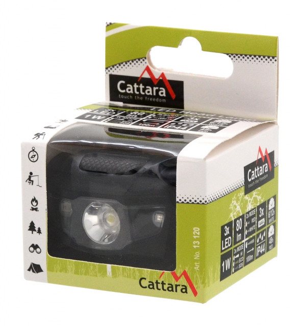 Lanterna frontala LED 80 lm Cattara [6]