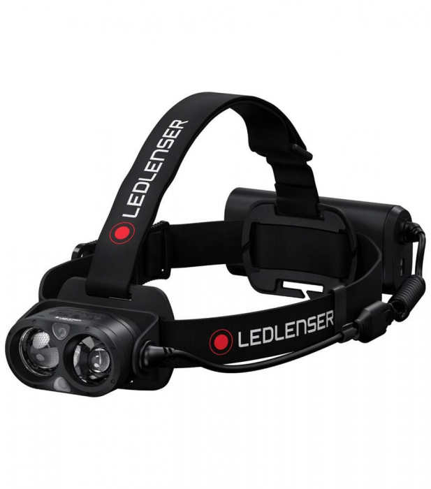 LANTERNA FRONTALA LED LENSER H19R CORE BLACK, 3500 LUMENI, REINCARCABILA [1]
