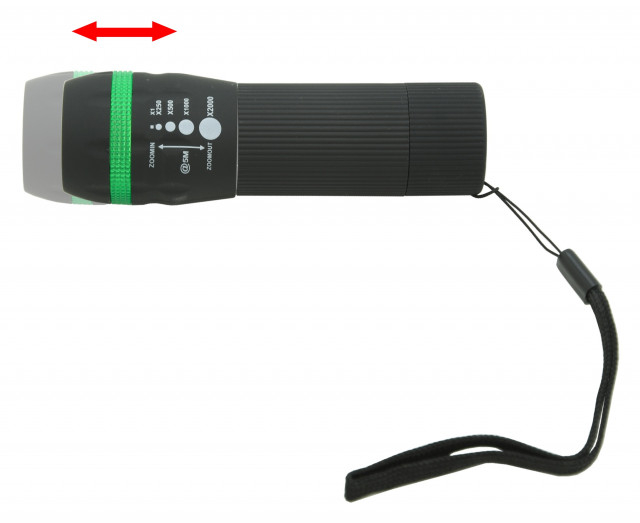 Lanterna LED 50 lm Zoom Cattara [3]