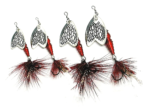 ROTATIVA MEPPS THUNDER BUG ROSU, NR 0, 2,5 GRAME [1]