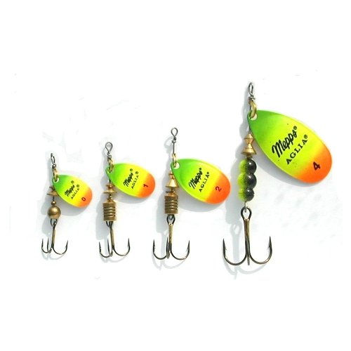 ROTATIVA MEPPS AGLIA FLUO TIGER, NR 4, 9 GRAME [1]