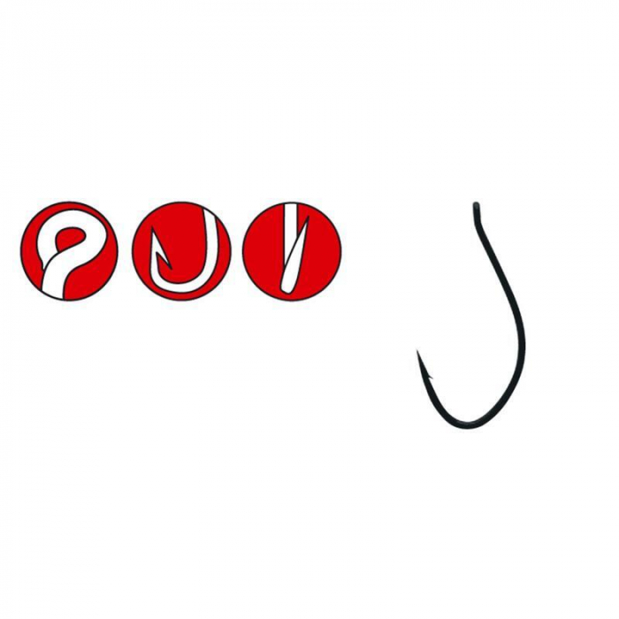 CARLIGE GAMAKATSU LS-2293F EYED BLACK 11 BUC / PLIC, NR 10 [1]