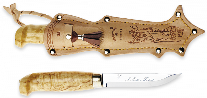 CUTIT MARTTIINI LYNX 132, TEACA PIELE, LAMA 110 MM [1]