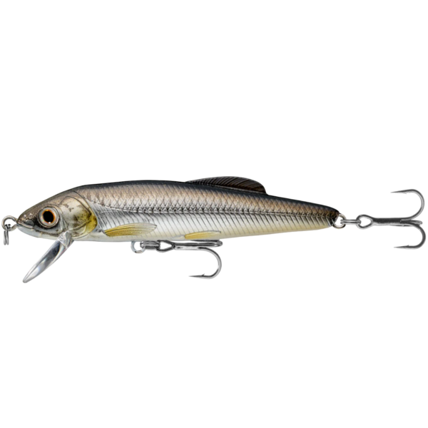 VOBLER LIVE TARGET MINNOW FINESSE JERKBAIT 6CM/3G SILVER/BLACK [1]
