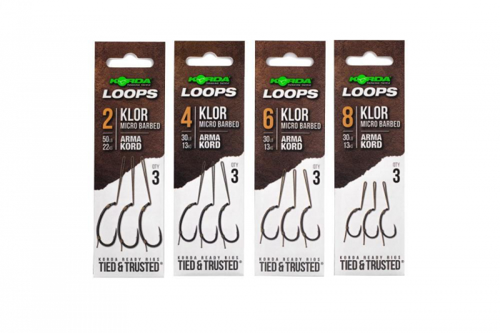 MONTURA KORDA LOOP RIGS KLOR6 / 30LB [2]