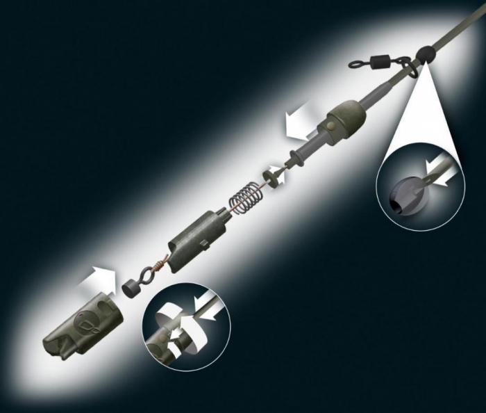 MONTURA PLUMB PIERDUT HELI SAFE KORDA, WEED [4]