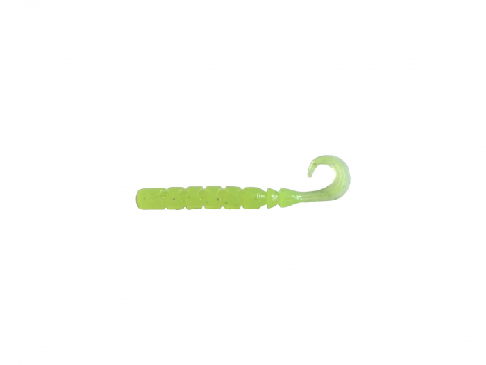 GRUB MUSTAD AJI FINESSE MICRO 6,4 CM CLEAR CHARTREUSE 12 BUC / PLIC [1]