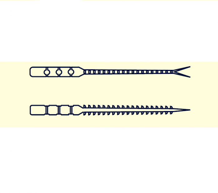 GRUB MUSTAD AJI MICRO BACHI 5 CM CLEAR CHARTREUSE 12 BUC / PLIC [2]