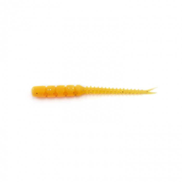GRUB MUSTAD AJI MICRO BACHI 5 CM ORANGE GLOW GLITTER, 15 BUC / PLIC [1]