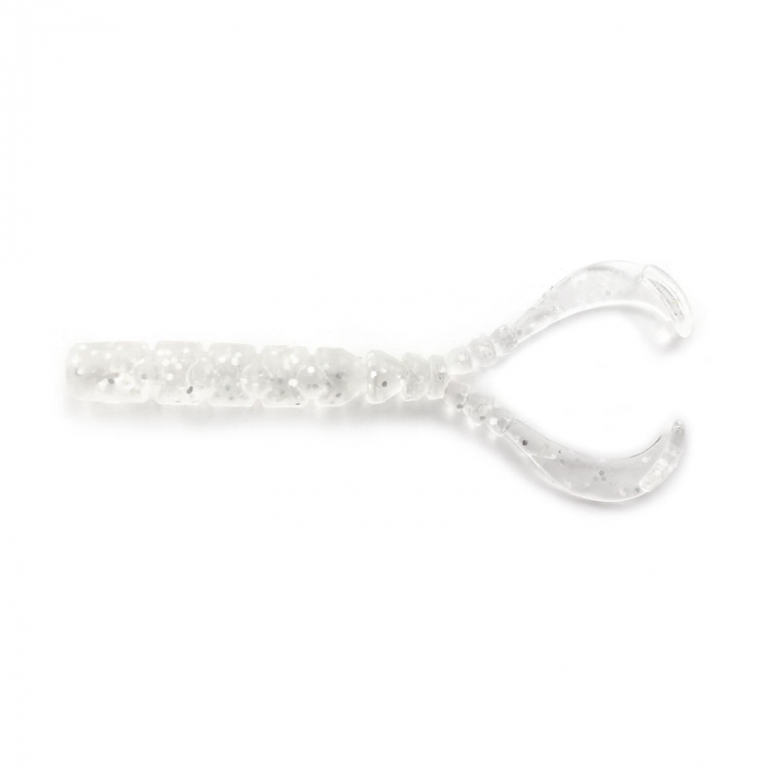 GRUB MUSTAD AJI MICRO CHIKI 4,3 CM CLEAR SILVER GLITTER, 12 BUC / PLIC [1]