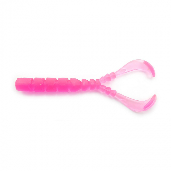 GRUB MUSTAD AJI MICRO CHIKI 4,3 CM UV CLEAR PINK, 12 BUC / PLIC [1]