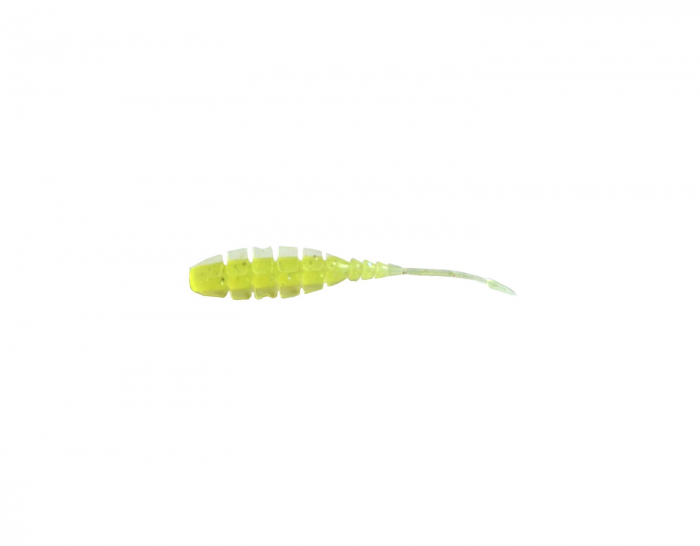 GRUB MUSTAD AJI MICRO NAF 5 CM UV CLEAR CHARTREUSE, 10 BUC / PLIC [1]