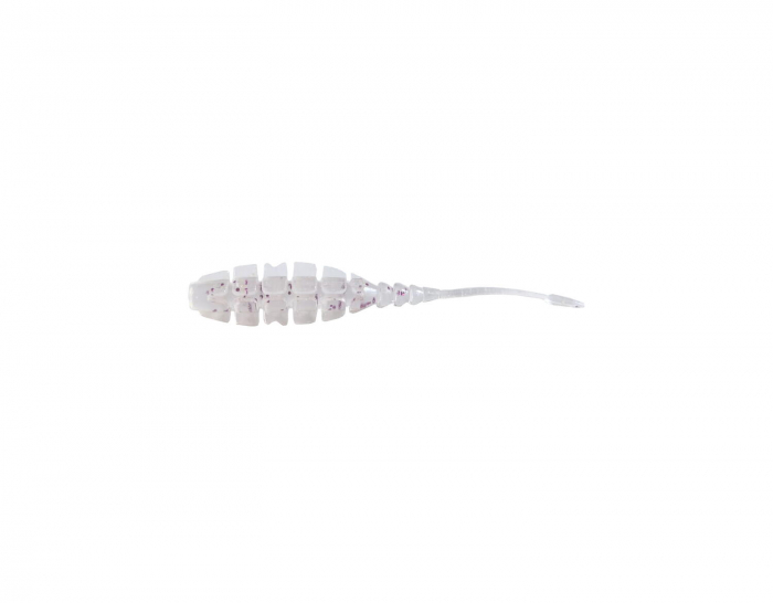 GRUB MUSTAD AJI MICRO NAF 5 CM UV CLEAR/PURPLE GLITTER, 10 BUC / PLIC [1]