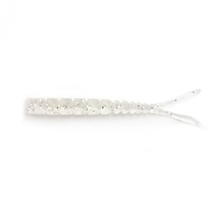 GRUB MUSTAD AJI MICRO PILO 5 CM CLEAR RAINBOW GLITTER, 15 BUC / PLIC [1]