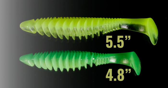 Shad Jackall Dead Slower 12 cm, spawngil, 5 buc / plic [2]