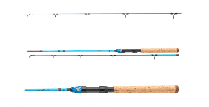 Lanseta pentru copii Daiwa Ninja X Kids blue, 1.60 m, 10-30 g [1]