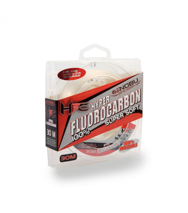 FIR FLUOROCARBON LINEAEFFE NOBU HFC SUPER SOFT, TRANSPARENT 0,600MM/ KG 30M [1]