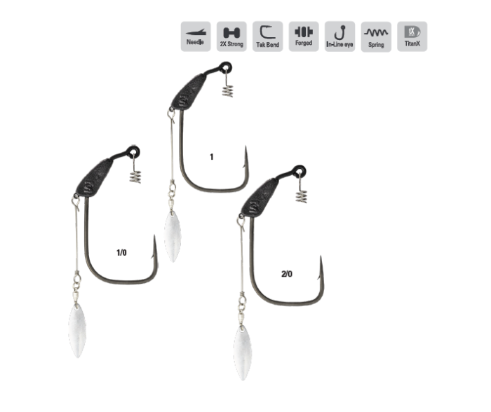 Carlige offset Mustad Infiltrator Blade lestate [3]