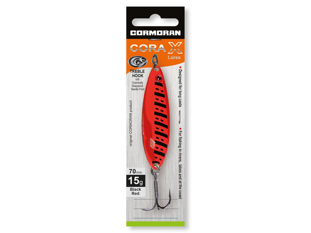 OSCILANTA CORMORAN CORA X 70MM/15G BLACK/RED [2]