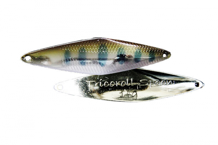 OSCILANTA JACKALL TRICOROLL 7,4CM / 19G SILVER YAMAME [1]
