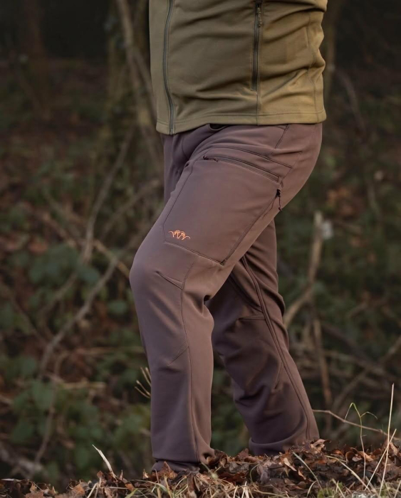 Pantaloni barbati Blaser Chase softshell dark brown [5]