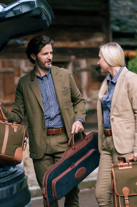 Pantaloni barbati Blaser denim stretch chino tom dark olive [3]