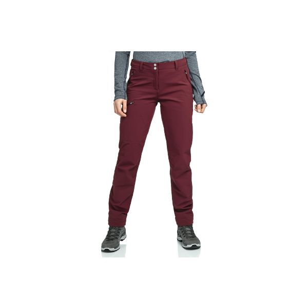 Pantaloni drumetie dama Schoffel Ascona warm dark burgundy [4]