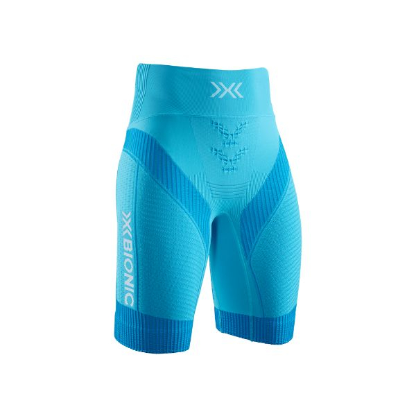 PANTALONI SCURTI DAMA X-BIONIC EFFEKTOR 4.0 RUNNING TURQUOISE/ARCTIC WHITE [1]
